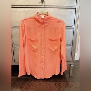 Club Monaco 100% silk shirt
